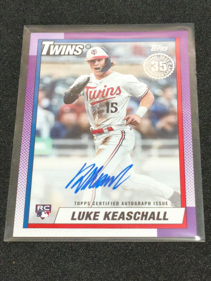 ルーク・キースコール 直筆サイン ツインズ RC 1990 Topps MLB - メルカリ