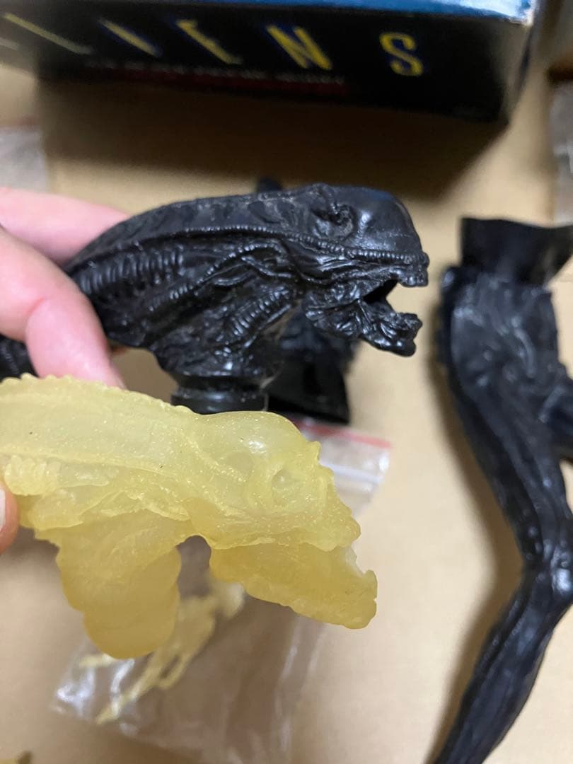 当時物　限定版　海洋堂 エイリアン2 ウォーリアー 1/9スケール　フィギュア エイリアン2 18インチフィギュア ウォーリアー 訳あり美品 ☆ドレス