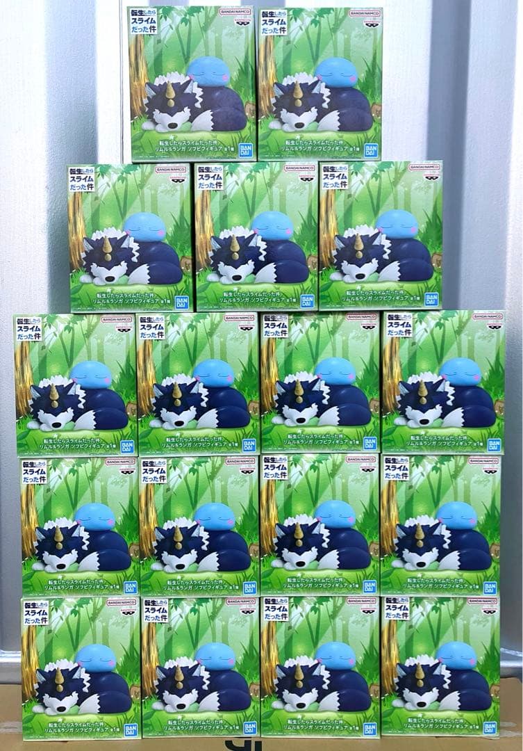 転生したらスライムだった件 リムル＆ランガ ソフビフィギュア 17体