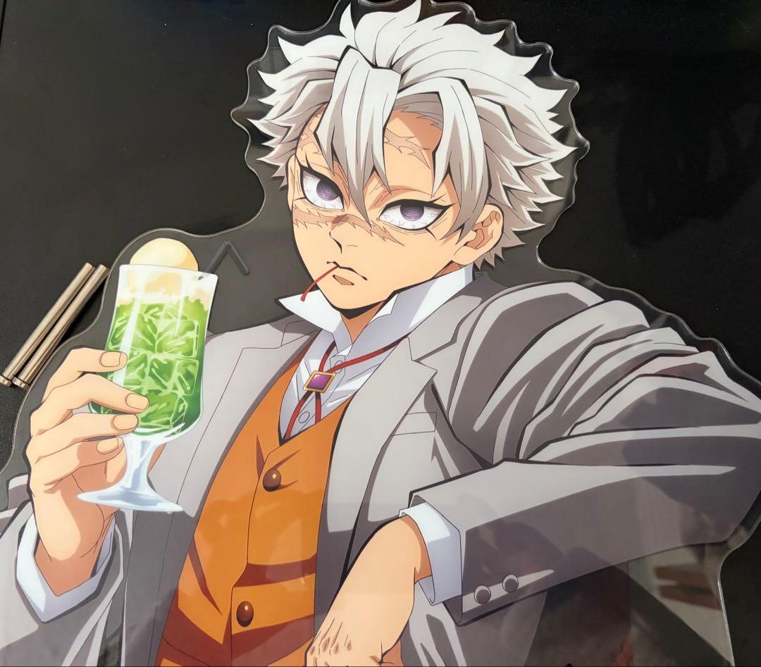 鬼滅の刃 AGF 喫茶 ビッグアクリルパネル　不死川実弥 鬼滅の刃 AGF 純喫茶 ビッグアクリルパネル 不死川実弥 アクリルパネル