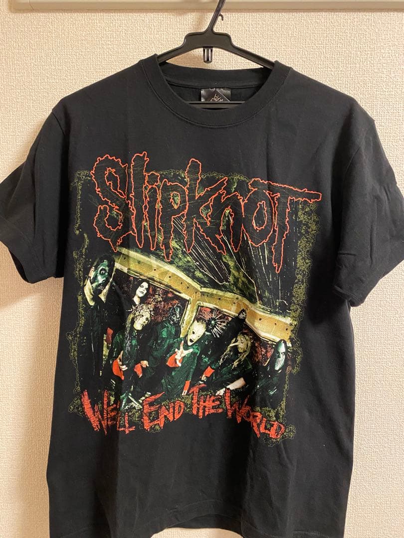 (新品、未使用)Slipknot 2008年　オフィシャルTシャツ Mサイズ 00s VINTAGE SLIPKNOT PEOPLE＝SHIT ロックT バンドT プリント 半袖 T