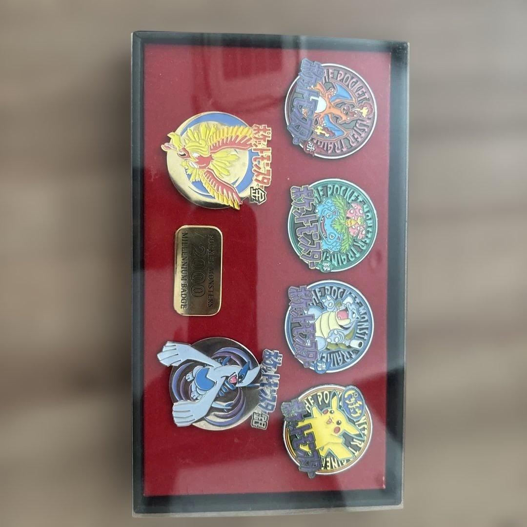 ポケモン ピンバッジ 6個セット 2000年記念 レア2000年発売ポケットモンスターミレニアムバッジ ポケモン