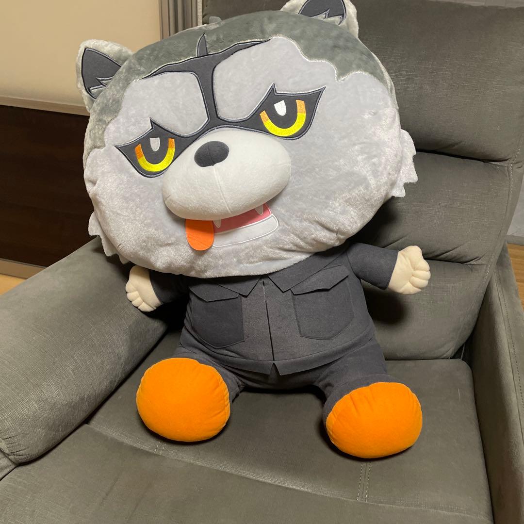 MAN WITH A MISSION どデカ！ティッシュケース 𝐌𝐀𝐍 𝐖𝐈𝐓𝐇 𝐀 𝐌𝐈𝐒𝐒𝐈𝐎𝐍 ドでか！ぬいぐるみティッシュ