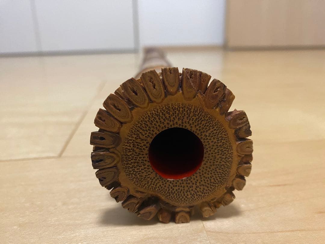 尺八、（作）井上昌山】都山、歌口水牛、銀縁、銀3線籐巻 | Shop at