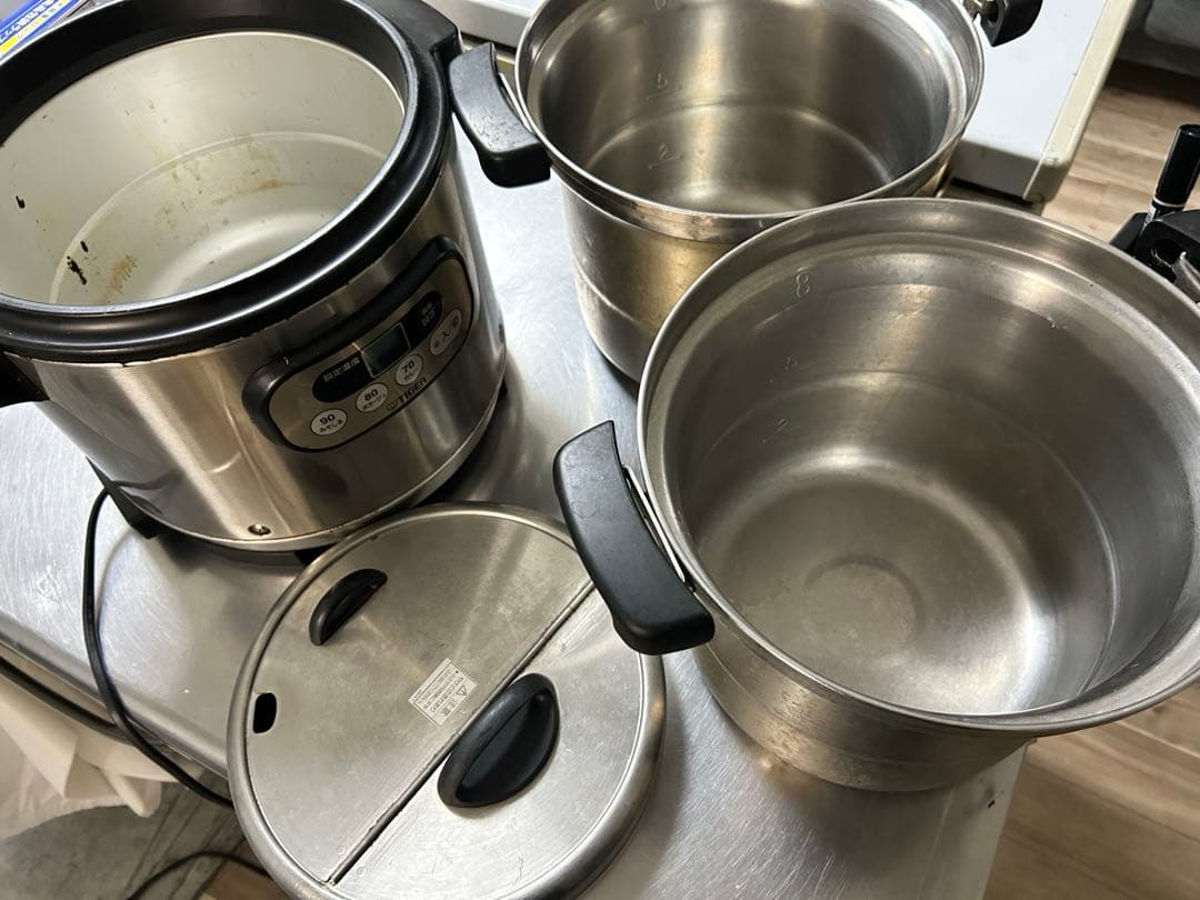 【最終値下げ】【内鍋×2】業務用Tigerマイコンスープジャー JHI-M080 タイガー（TIGER） タイガー魔法瓶 業務用マイコンスープジャー JHI