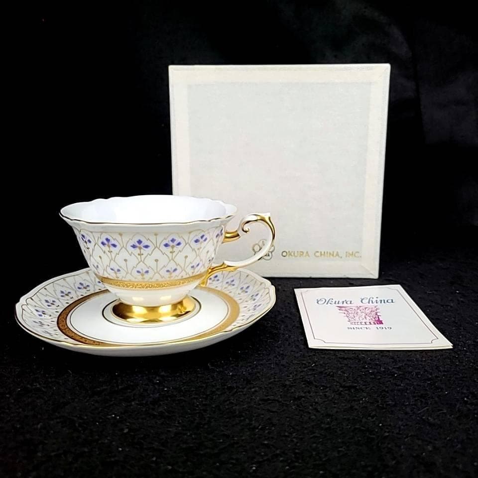 美品・大倉陶園 スイートメモリー カップ&ソーサー The Okura 4 - メルカリ