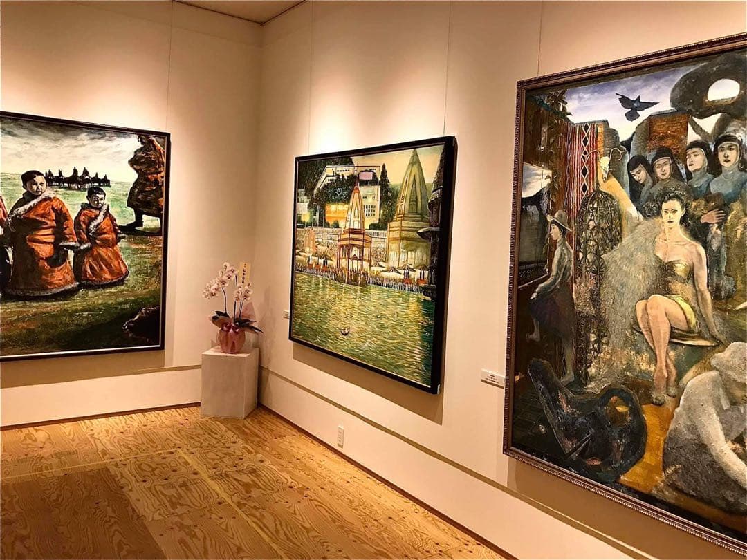 田村誠司 水彩画 全日本美術協会委員作品