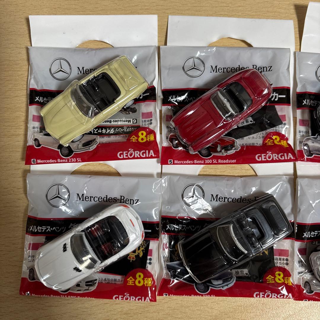 美品 ジョージアヨーロピアンメルセデス・ベンツ ダイキャスト全8種類