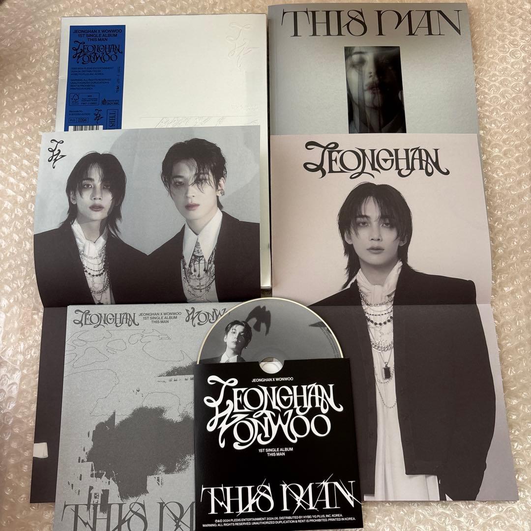 SEVENTEEN セブチ THIS MAN ジョンハン ウォヌ アルバム CD - メルカリ