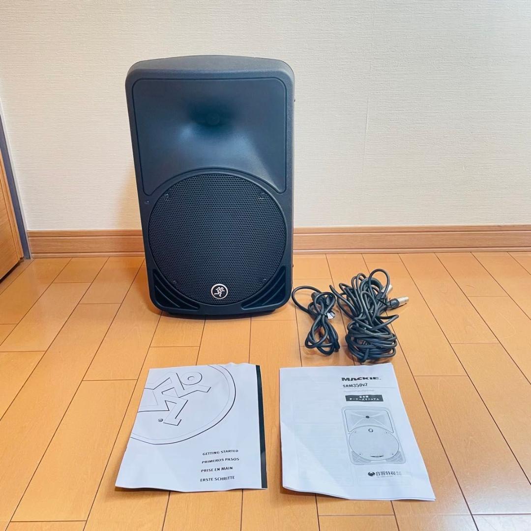 【ほぼ新品】MACKIE マッキー パワードPAスピーカー SRM350v2 Mackie SRM350 v2 Active Speaker (Black) | Musician's Friend