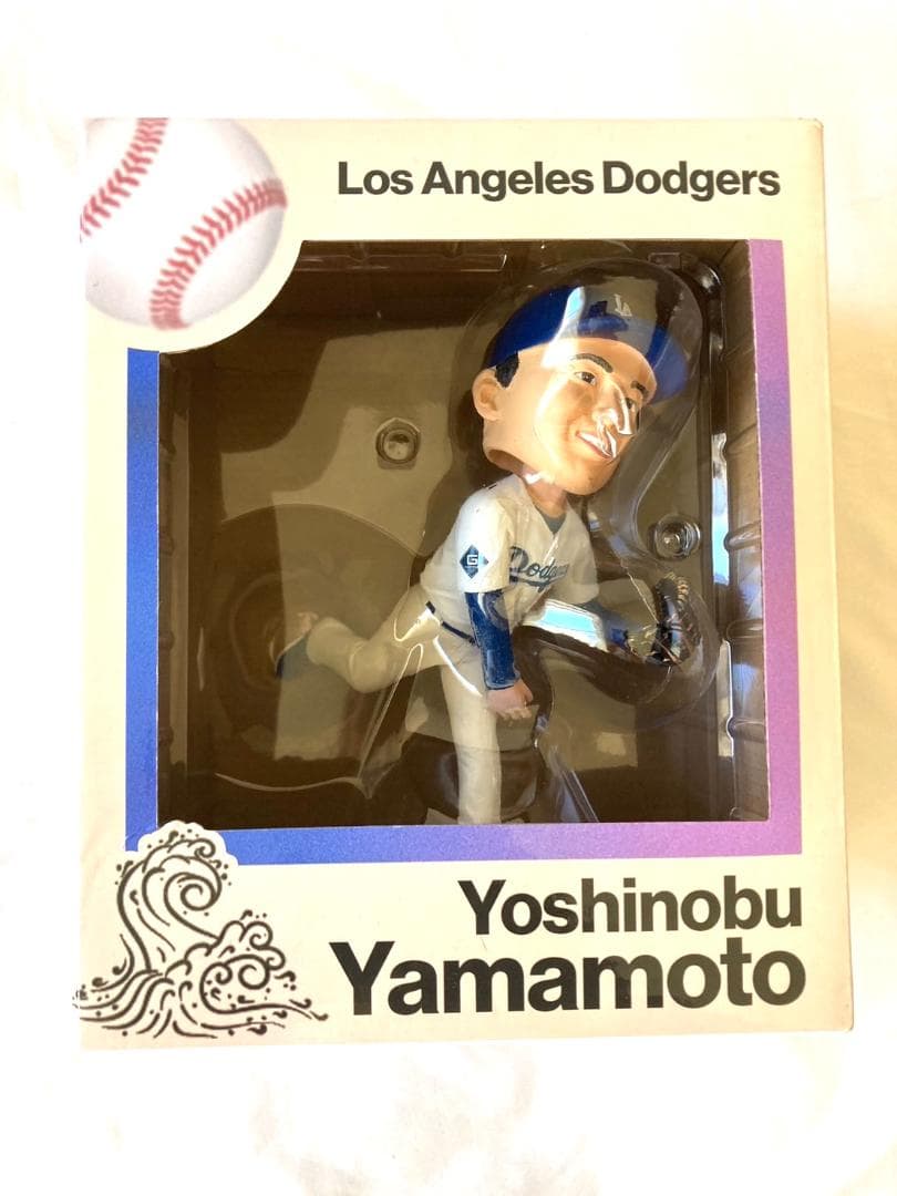 球場限定】山本由伸 バブルヘッド 2024年6月13日 ボブルヘッド<本物