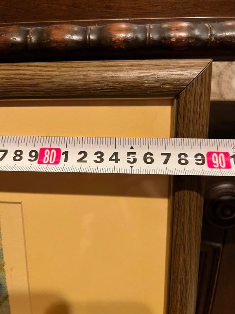 ジル・ゴリチ リトグラフ プロバンスのローズガーデン アート 額縁