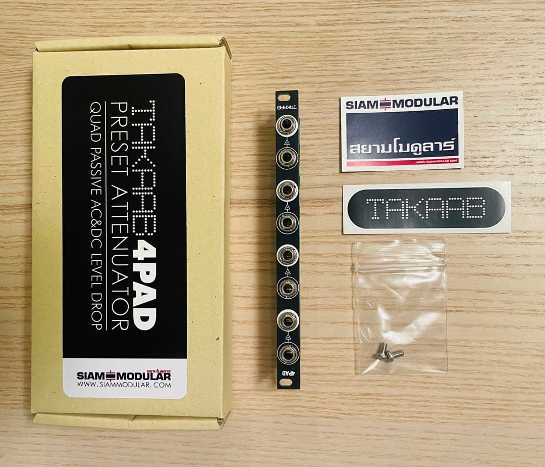 [ほぼ新品] Takaab 4Pad モジュラーシンセ 2026年最新】モジュラーシンセの人気アイテム - メルカリ