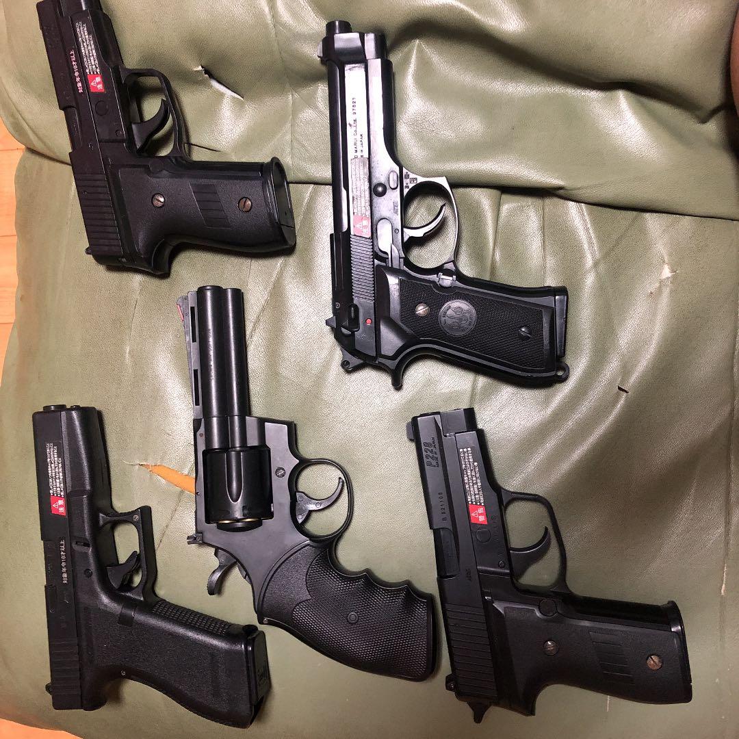 東京マルイなどなどハンドガンまとめ売り モデル645【ホップアップ】 - エアーハンドガン（10才用モデル