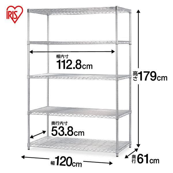メタルラック (アイリスオーヤマ)1200×610×1790 メタルラック (アイリスオーヤマ)1200×610×1790 - メルカリ
