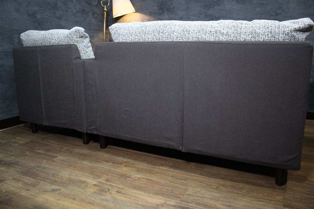 首都圏送無料〜KEYUCA フェザー オーダーカウチ ソファ プレミアム布ケユカ