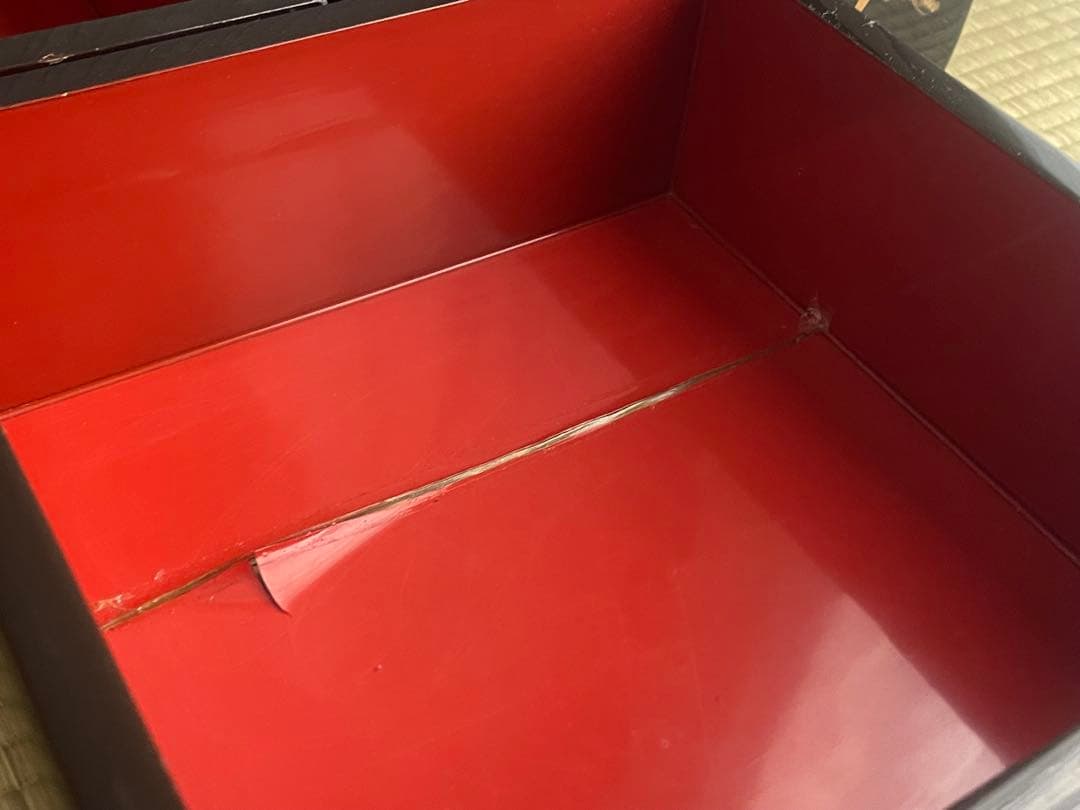 輪島塗 重箱 五段重箱 アンティーク 昭和50年 木箱付 - メルカリ