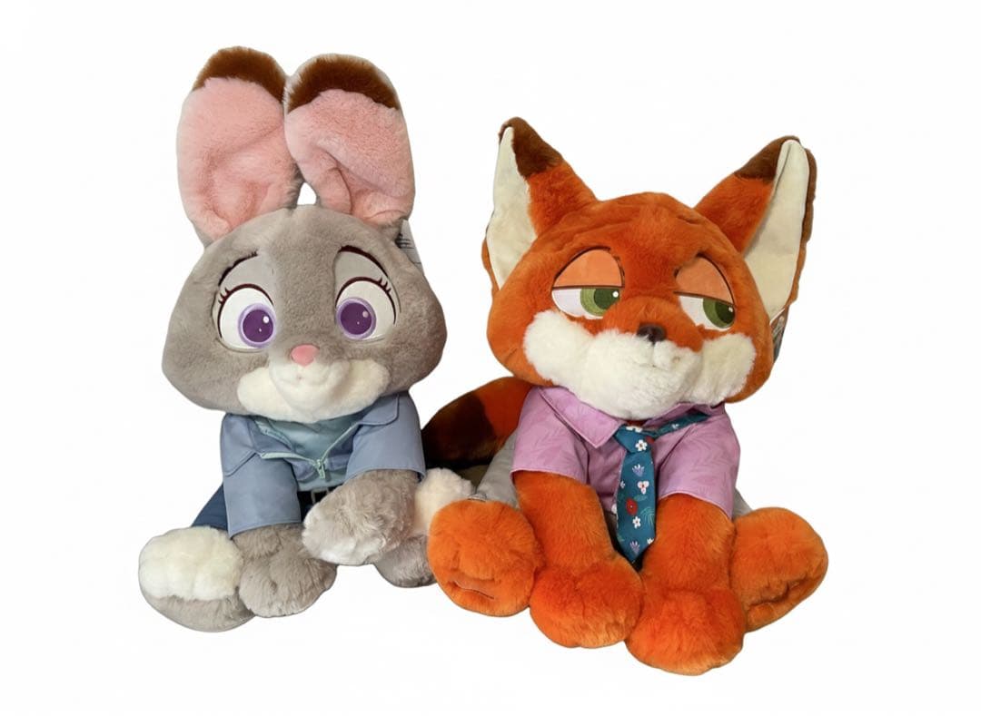 新品ズートピア2 ジュディ ニック ぬいぐるみコストコブランケット付き