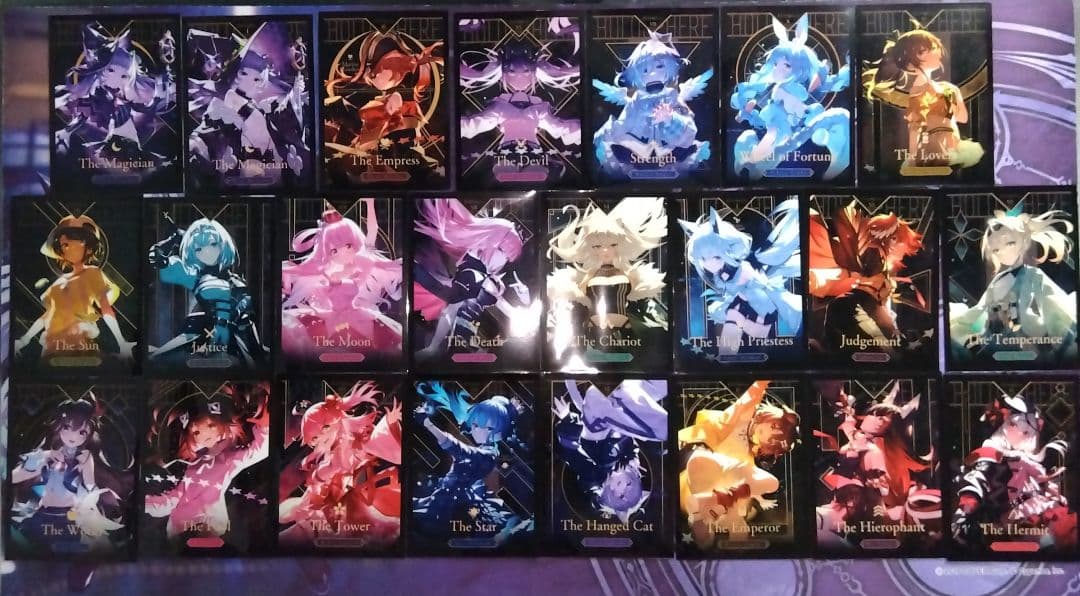 ホロライブ 混沌の女神様 全22種+限定1種 計23枚 スリーブ 各1枚ずつ