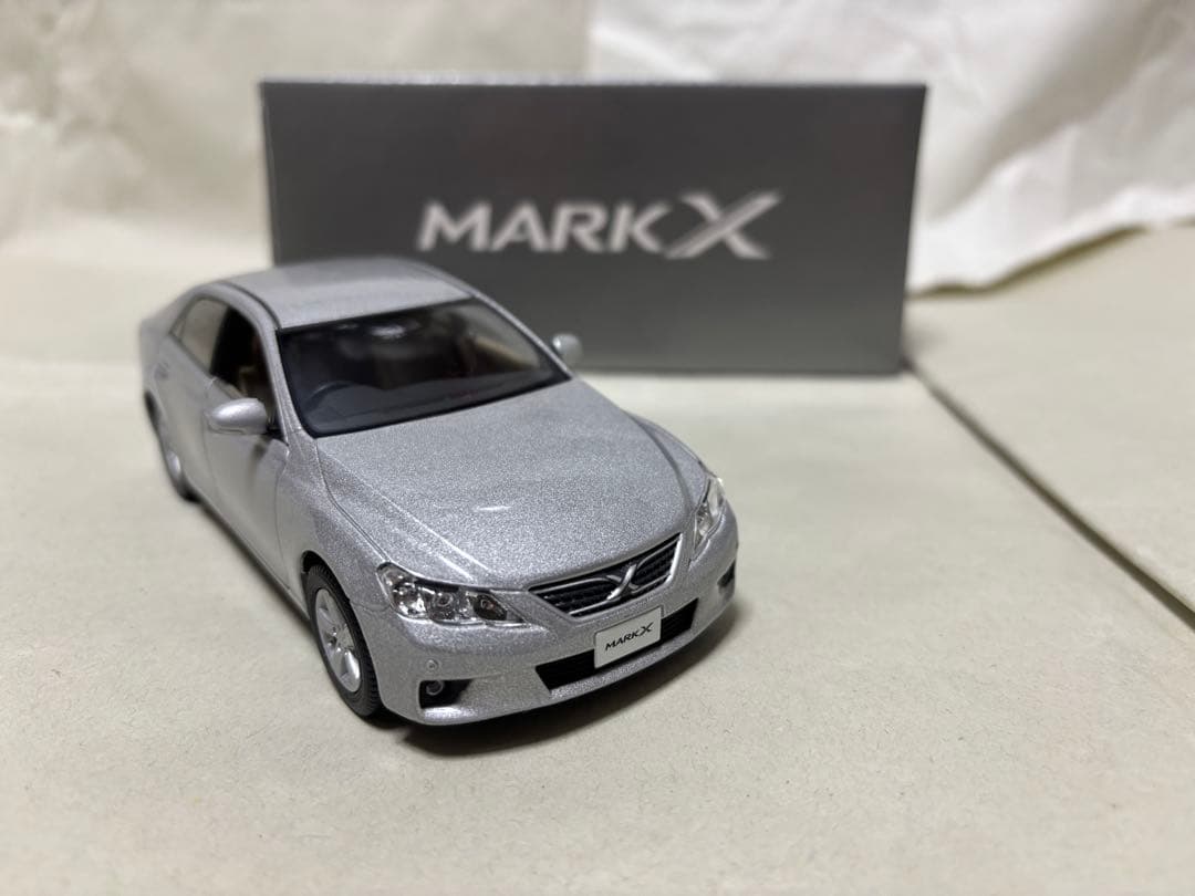 マークX前期　ミニカー　シルバーメタリック　専用箱付き ミニカー/完成品 ハイストーリー 1/43 トヨタ マークX 300G プレミアム