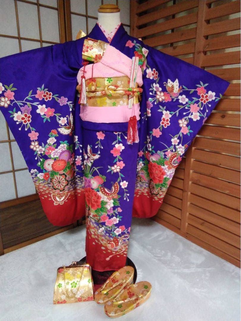 7歳向け・表側正絹・お着物のセット imgrc0073216324.jpg