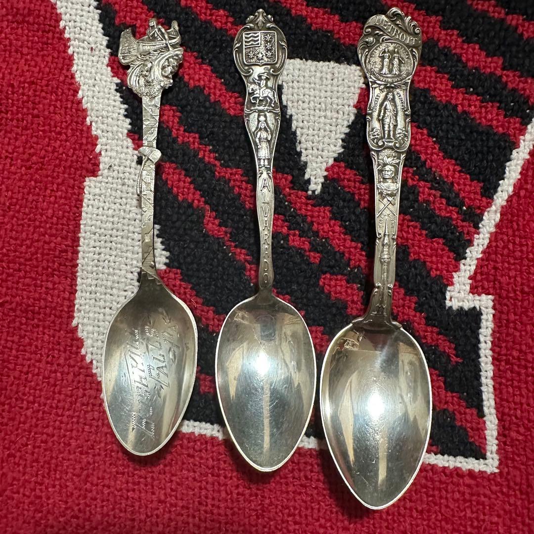 【希少】米国製 アンティーク シルバー 3点 スプーン スターリングシルバー Amazon.co.jp: フランスアンティーク シルバー925 スターリング