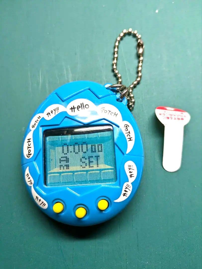 初代たまごっちオスっち 動作確認、新品電池交換済み、ジャンクのメス