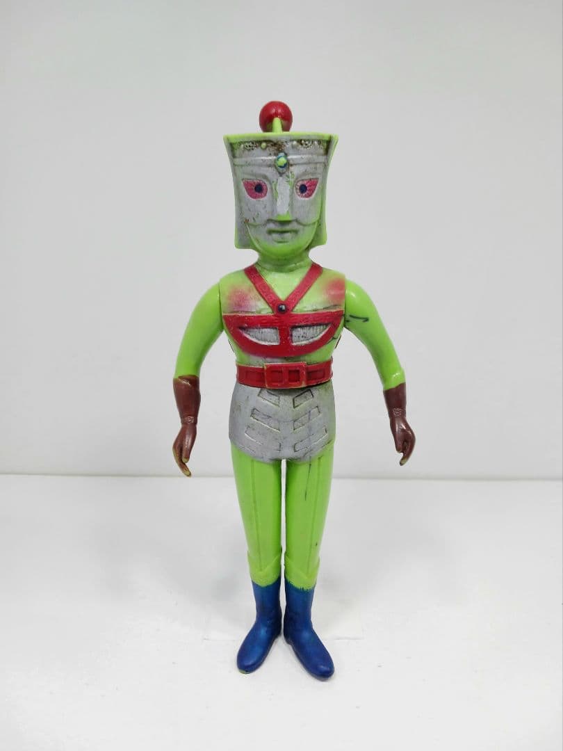 希少 当時物 グリーンマン ソフビ - メルカリ