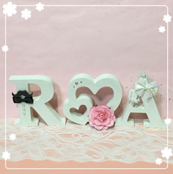 あちゃん様確認用♡ウエディングバージョン・イニシャルオブジェ お得なセット価格】結婚式 玄関のお飾り オリジナルオブジェ