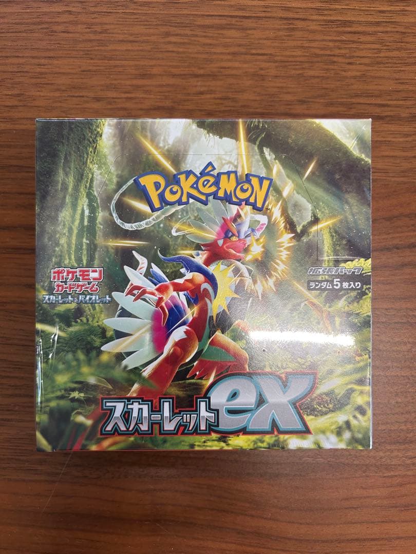 ポケモンカード スカーレットex BOX シュリンク付き - メルカリ