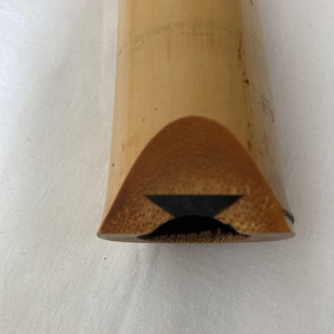 尺八大宝　45㎝・銘刻印大宝3ヶ所　ひび割れあり　NO.6