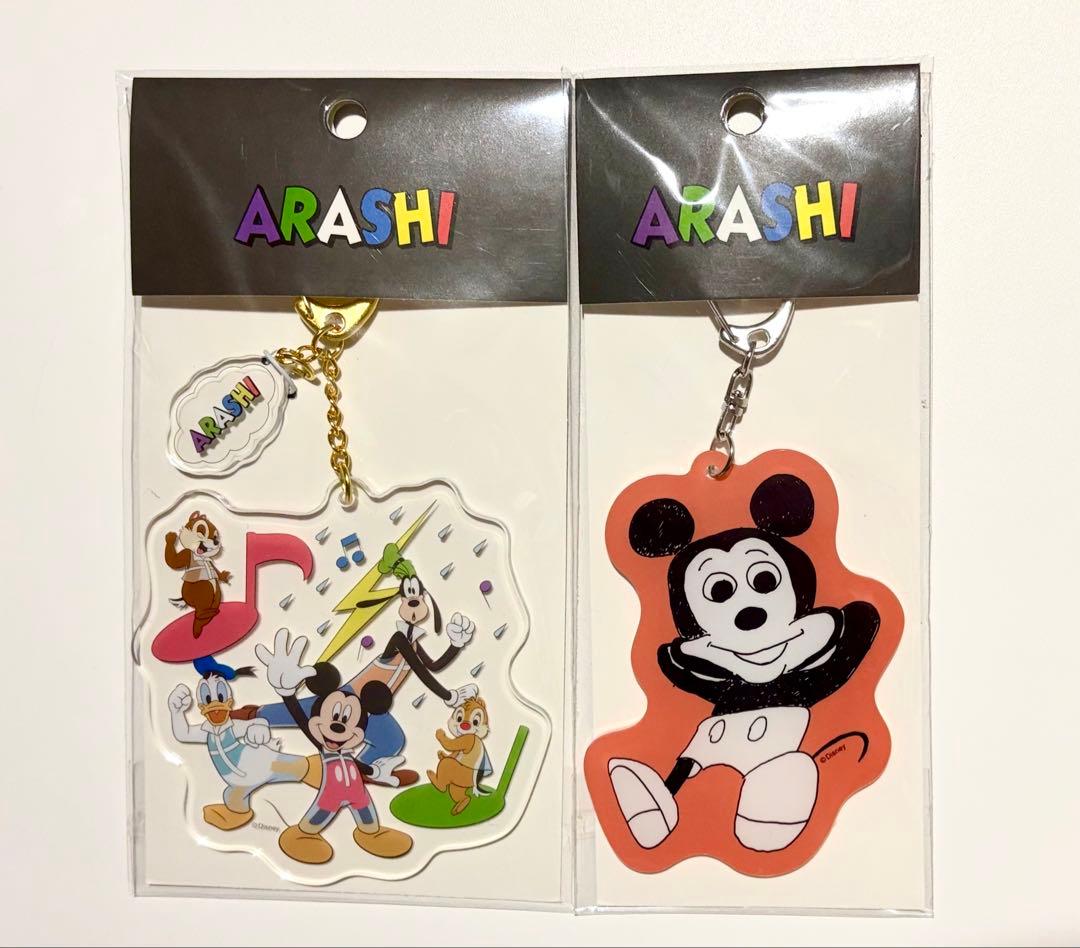 新品】嵐 ミッキー アクリル キーホルダー グッズ ディズニー 展覧会