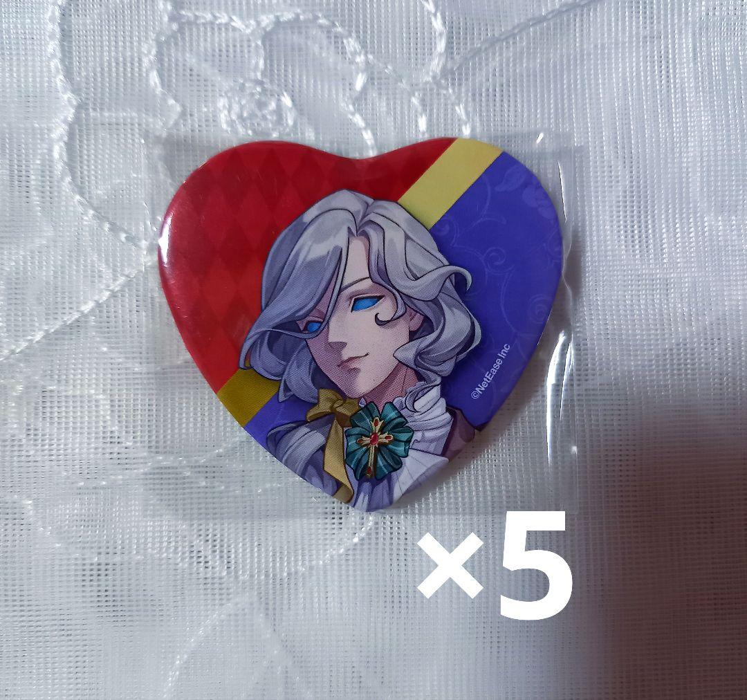 第五人格 アカデミーカフェクリスマス 写真家 缶バッジ5点 ◣#IdentityV Official CAFE(19/21)◥ 12月末より荘園の皆との 素敵な