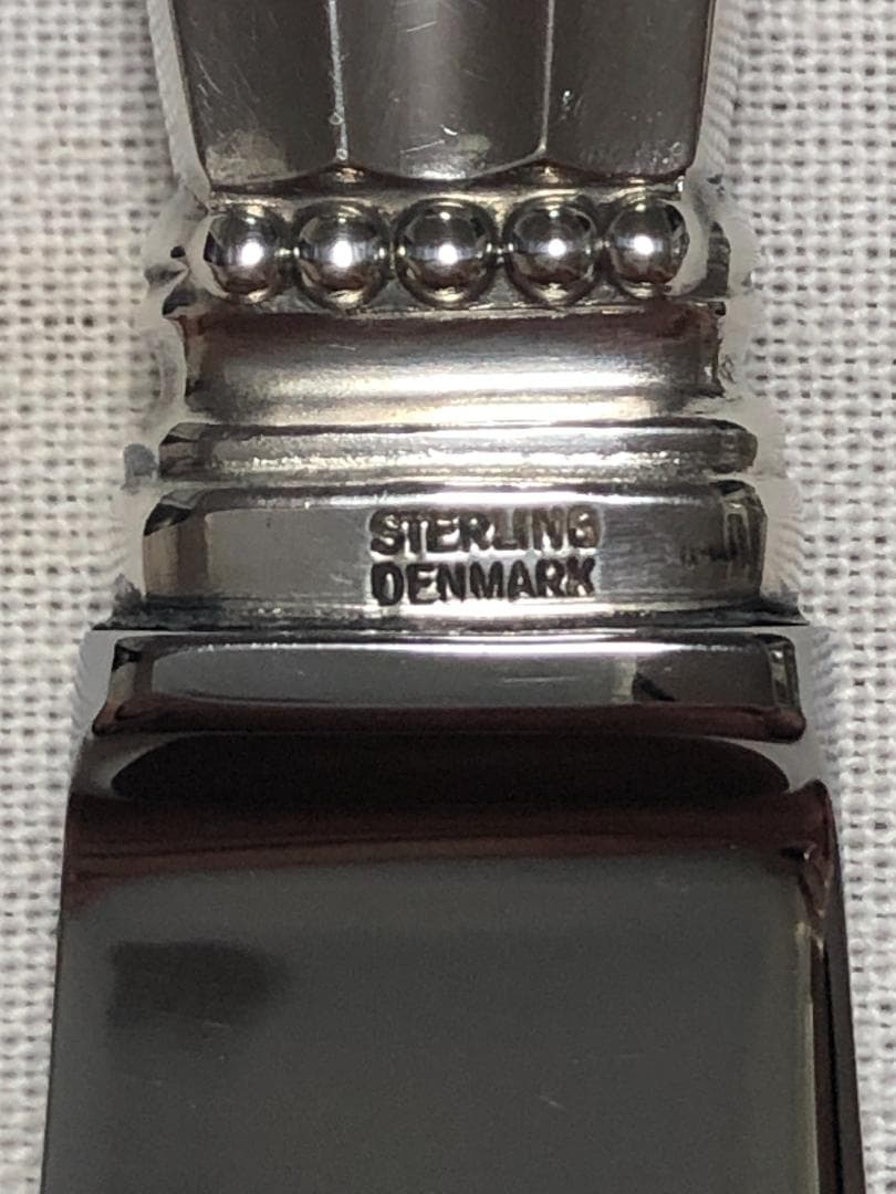 美品 ジョージジェンセン ACORN ディナーナイフ STERLING ② - メルカリ