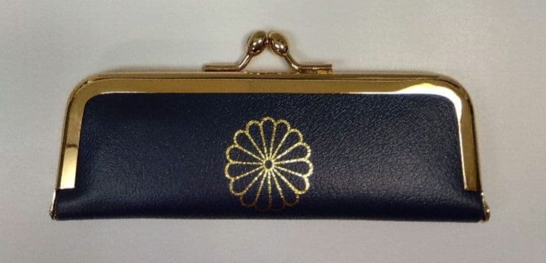 皇居印鑑ケース(朱肉付き) ネイビー ワインレッド セット - メルカリ