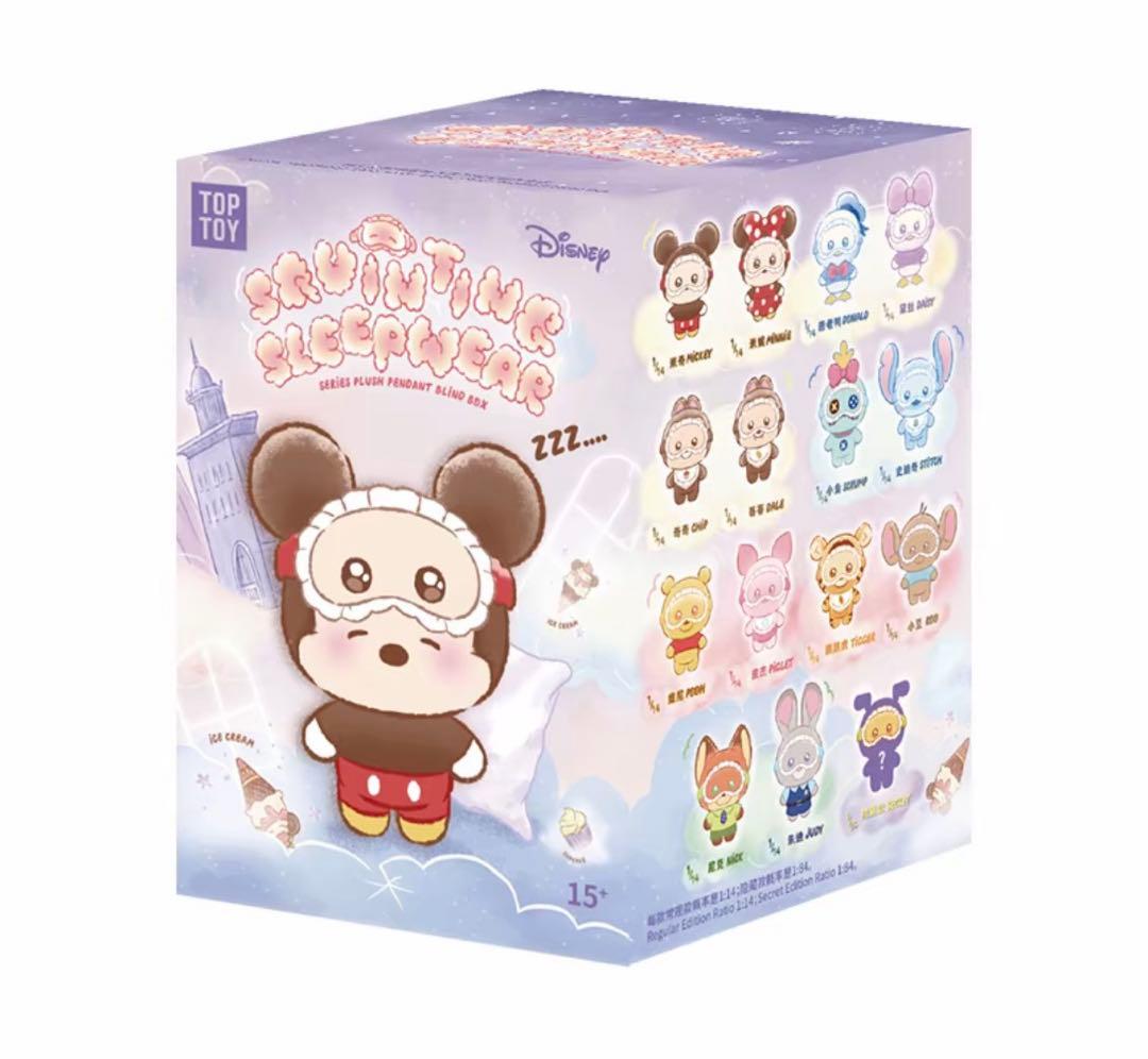 新品 TOPTOY 眠そう目 Disney 睡顔スリープウェアシリーズ コンプ