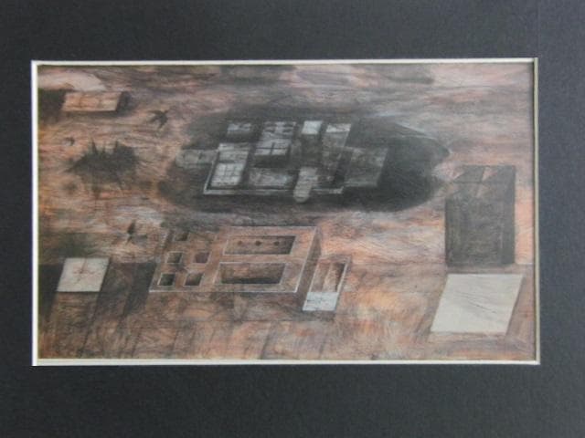 滝純一、【残された島】、希少な額装用画集より、状態良好、新品額装付 瀧狂 横尾忠則Collection中毒 | nostos books ノストスブックス