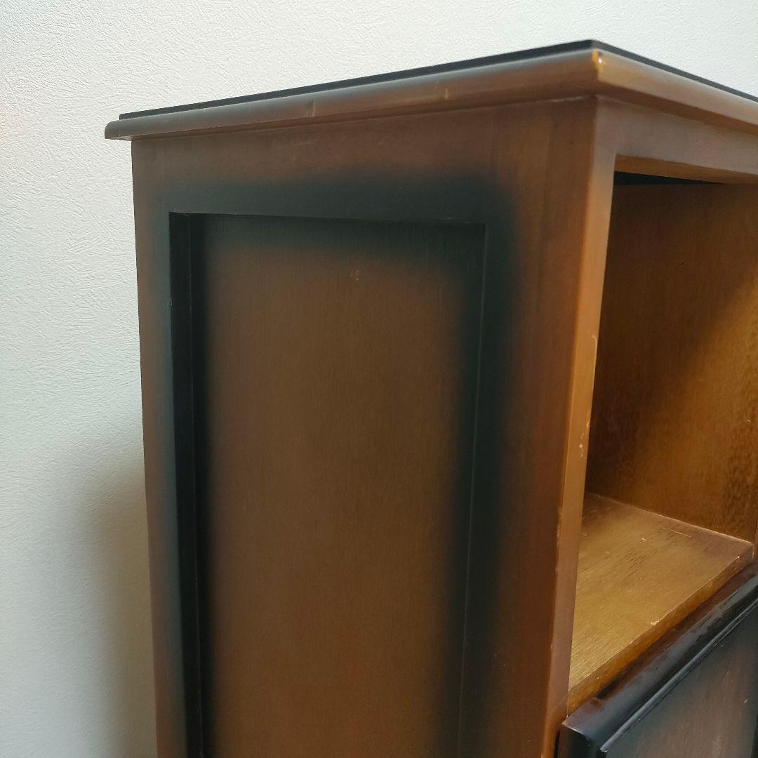 レトロヴィンテージ】木製チェスト キャビネット 電話台 収納棚