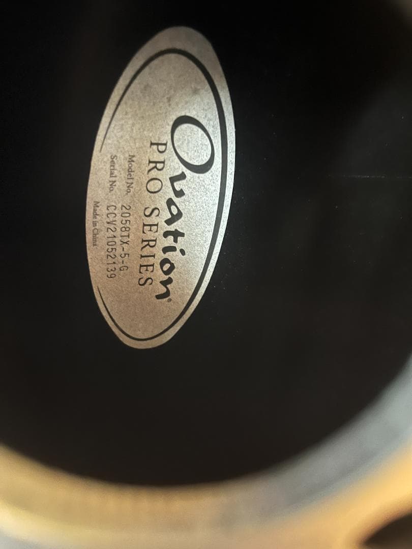 オベーション エレアコ 12弦 OVATION 2058TX-5 ハードケース付