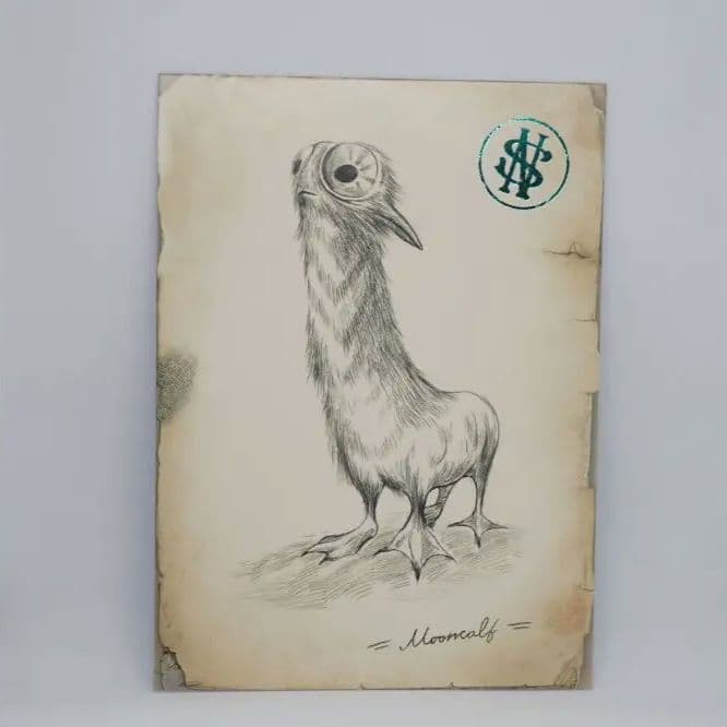 ファンタスティック・ビースト ミステリーポストカード ムーンカーフ