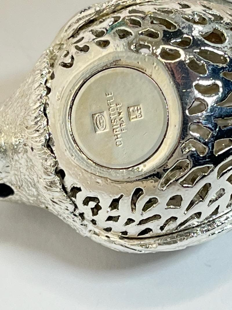 美品】クリストフル リュミエール コレクション 小鳥 フィギュリン B