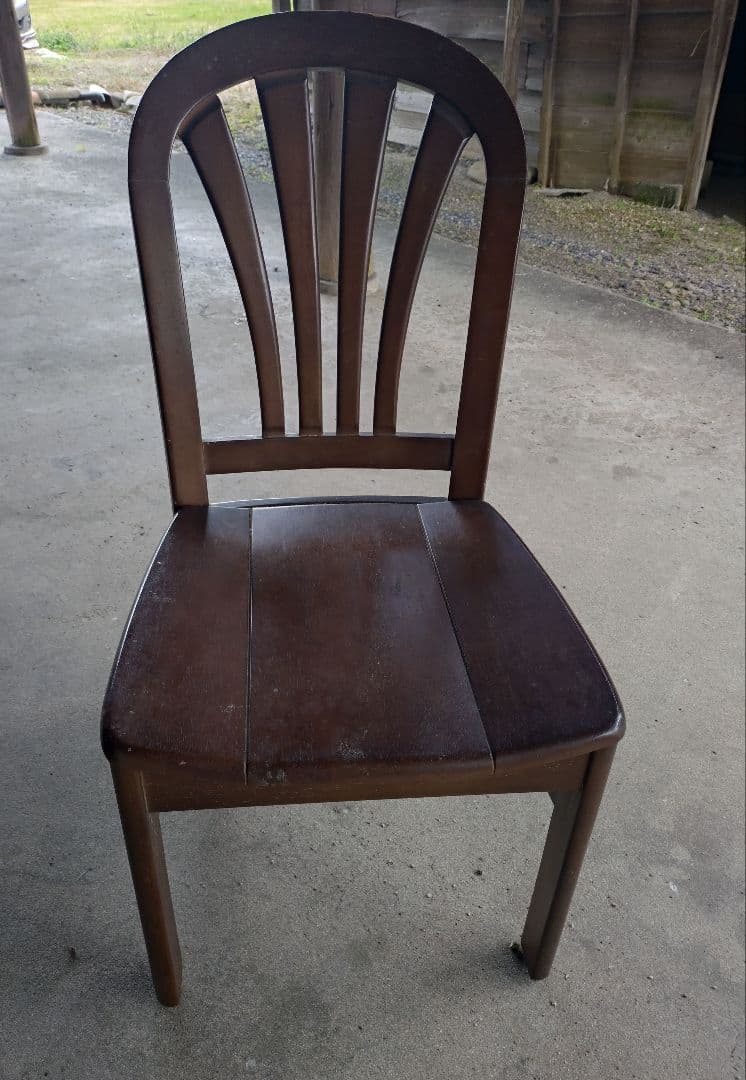 ダイニング　チェア　ブラウン　1脚 ダイニングチェア 1脚入り ダイニング チェア 無垢 おしゃれ 木製 座面