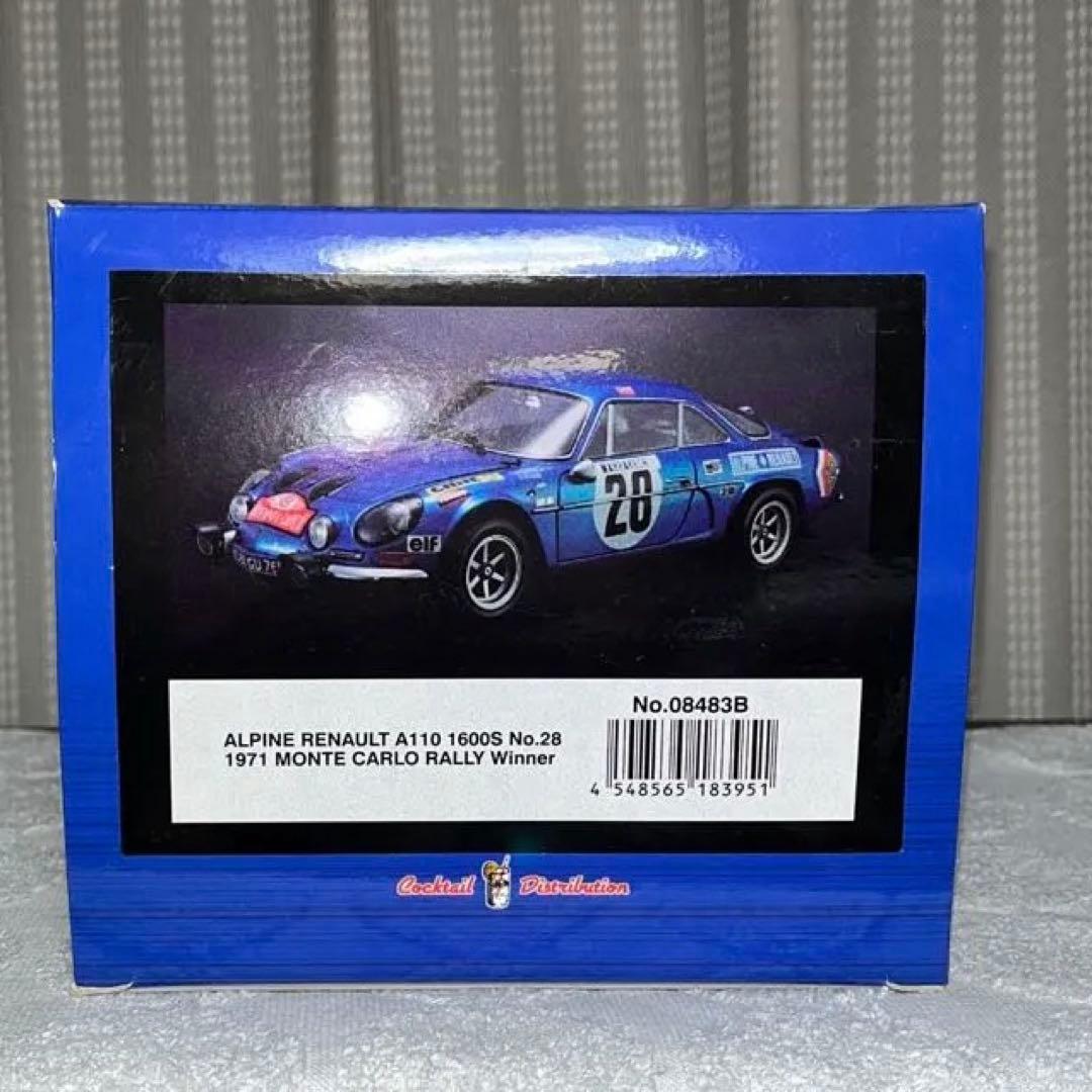 京商，1/18アルピーヌ A110 ミニカー モンテカルロラリー 28 - メルカリ