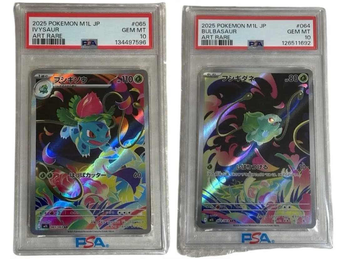 値下げ！【PSA10】フシギダネ＆フシギソウ AR メガブレイブ【2枚セット】 PSA10】フシギダネ フシギソウ AR 2連番 - メルカリ