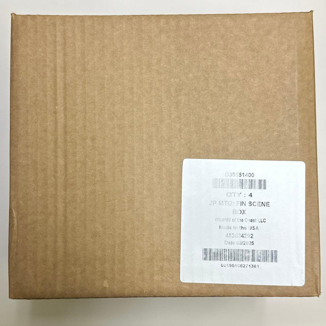 MTG 未開封　日本語版　FF シーン・ボックス　4種入り　１カートン Amazon.co.jp: 『マジック：ザ・ギャザリング——FINAL FANTASY