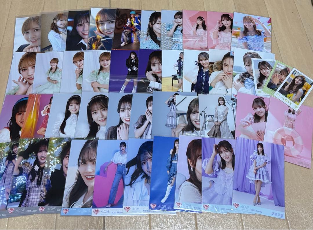 諸橋沙夏 まとめ売り 生写真 ミニフォトカード イコラブ イコールラブ