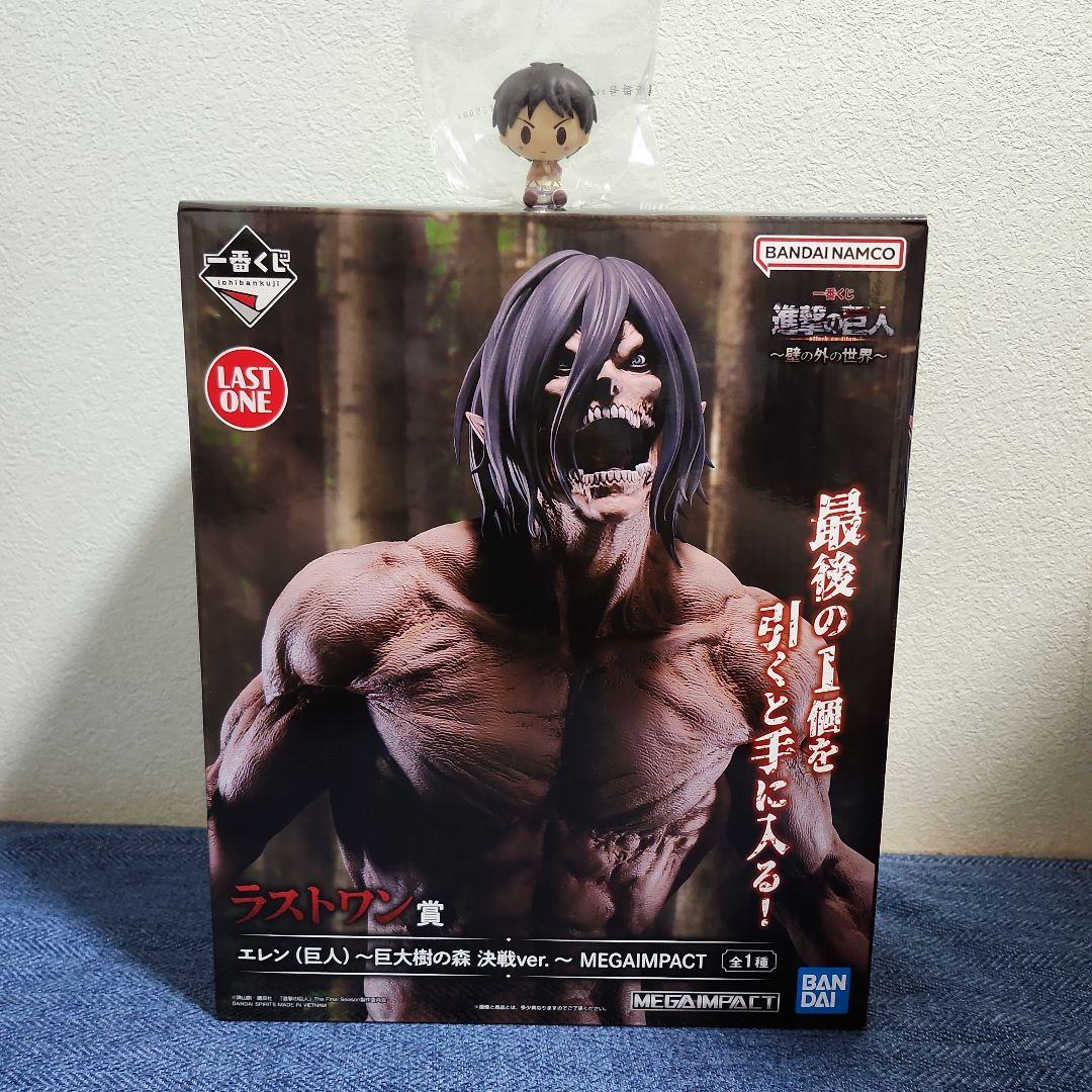 新品未開封 一番くじ 進撃の巨人 ラストワン賞 エレン巨大樹の森決戦ver. 国内正規品新品未開封一番くじ進撃の巨人 ラストワン賞エレン巨大樹の