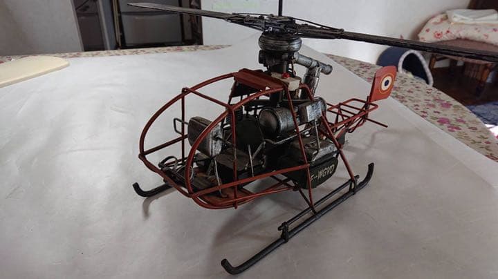 ブリキのヘリコプター モダントイズ US ARMY 米軍ヘリコプターブリキ 日本製 H-4820航空輸送