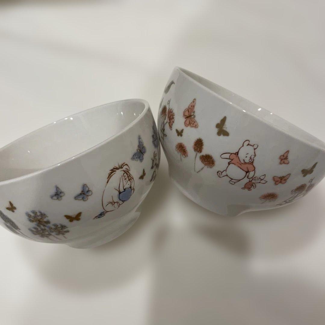ディズニープーさん イーヨー 飯碗 2個セット　大きめ　高さ8 幅13 希少 楽天市場】Pooh Bee くまのプーさん 食器セット 抗菌 （ BPAフリー