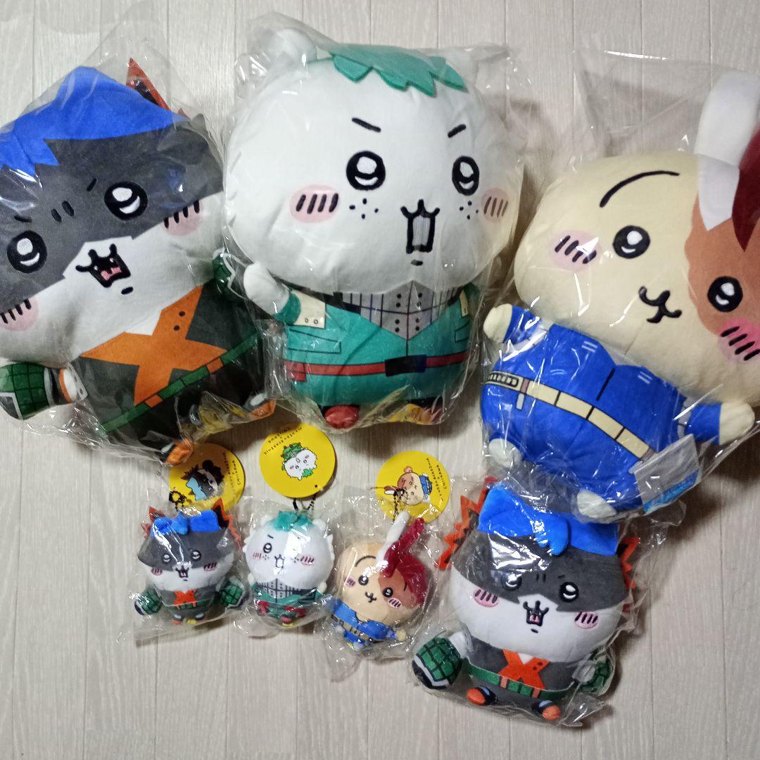 僕のヒーローアカデミア ちいかわ デク 爆豪勝己 轟焦凍 ぬいぐるみ ヒロアカ 僕のヒーローアカデミア×ちいかわ めちゃもふぐっとぬいぐるみ～轟焦凍